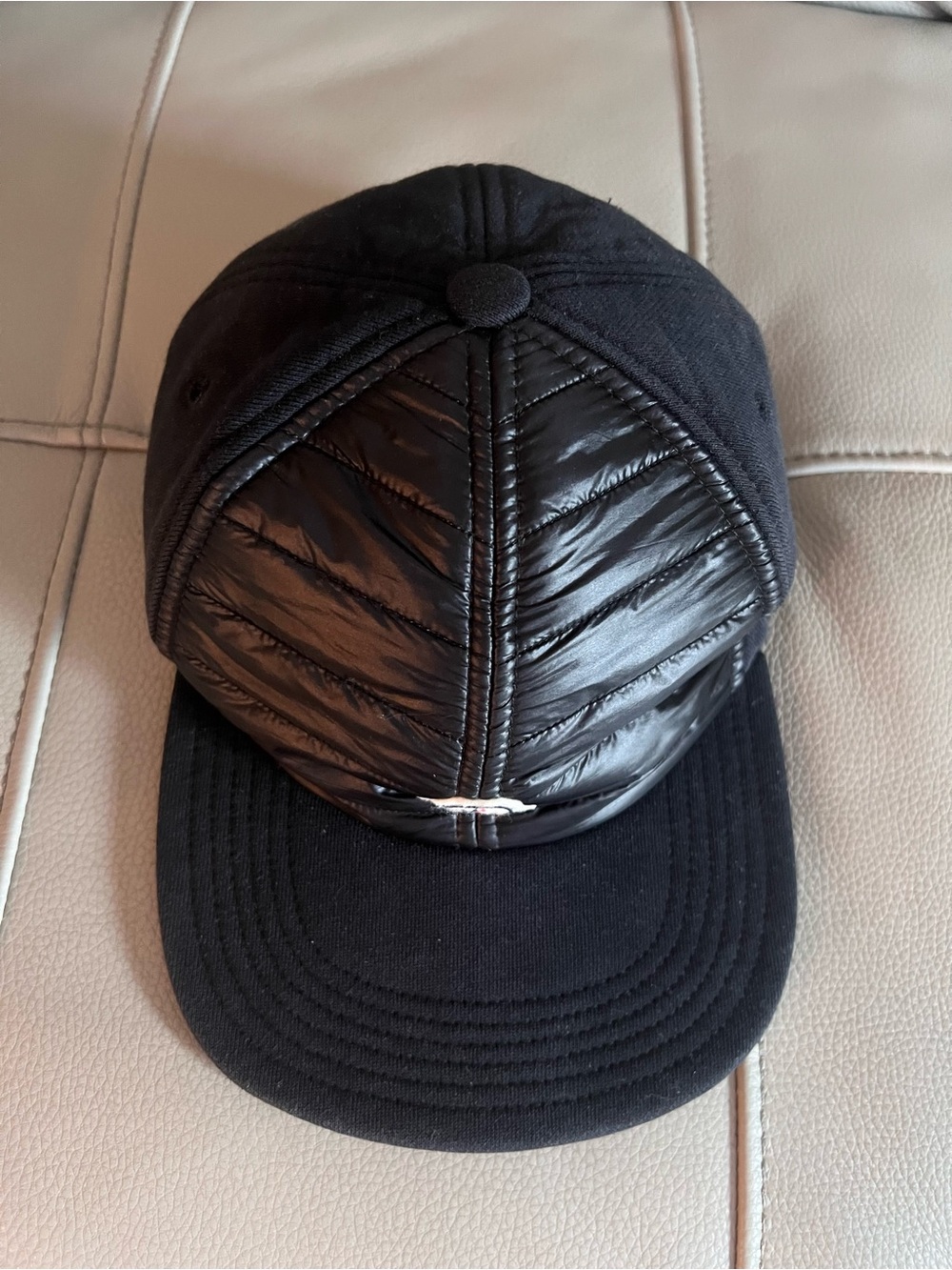 Moncler Baseball Berretto Cap Men's Hat Adjustable Black - Picture 9 of 17